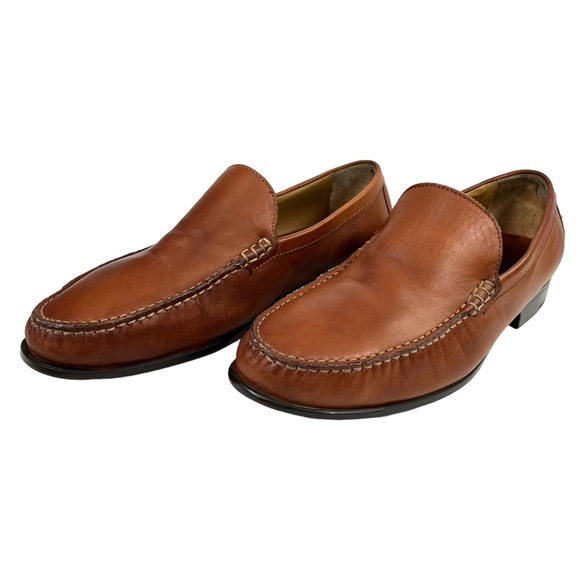 Johnston and Murphy Cresswell Venetian Soft Leather Loafers Men’s 9.5M - Picture 2 of 14
